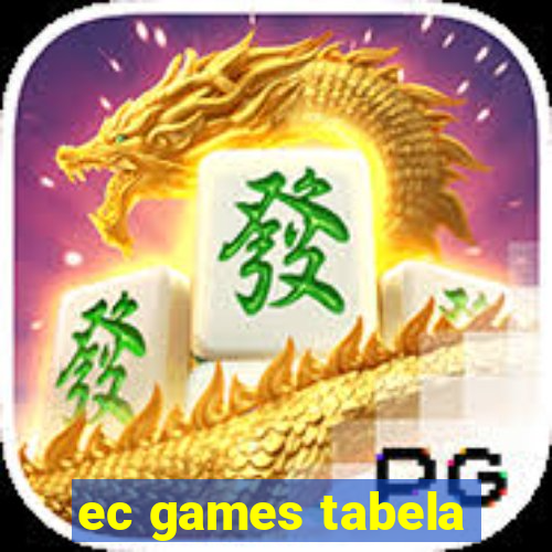 ec games tabela